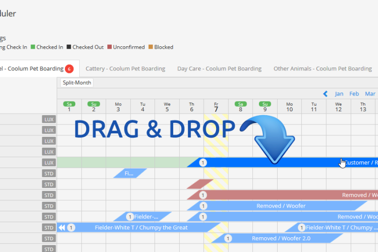 Drag and Drop on Scheduler
